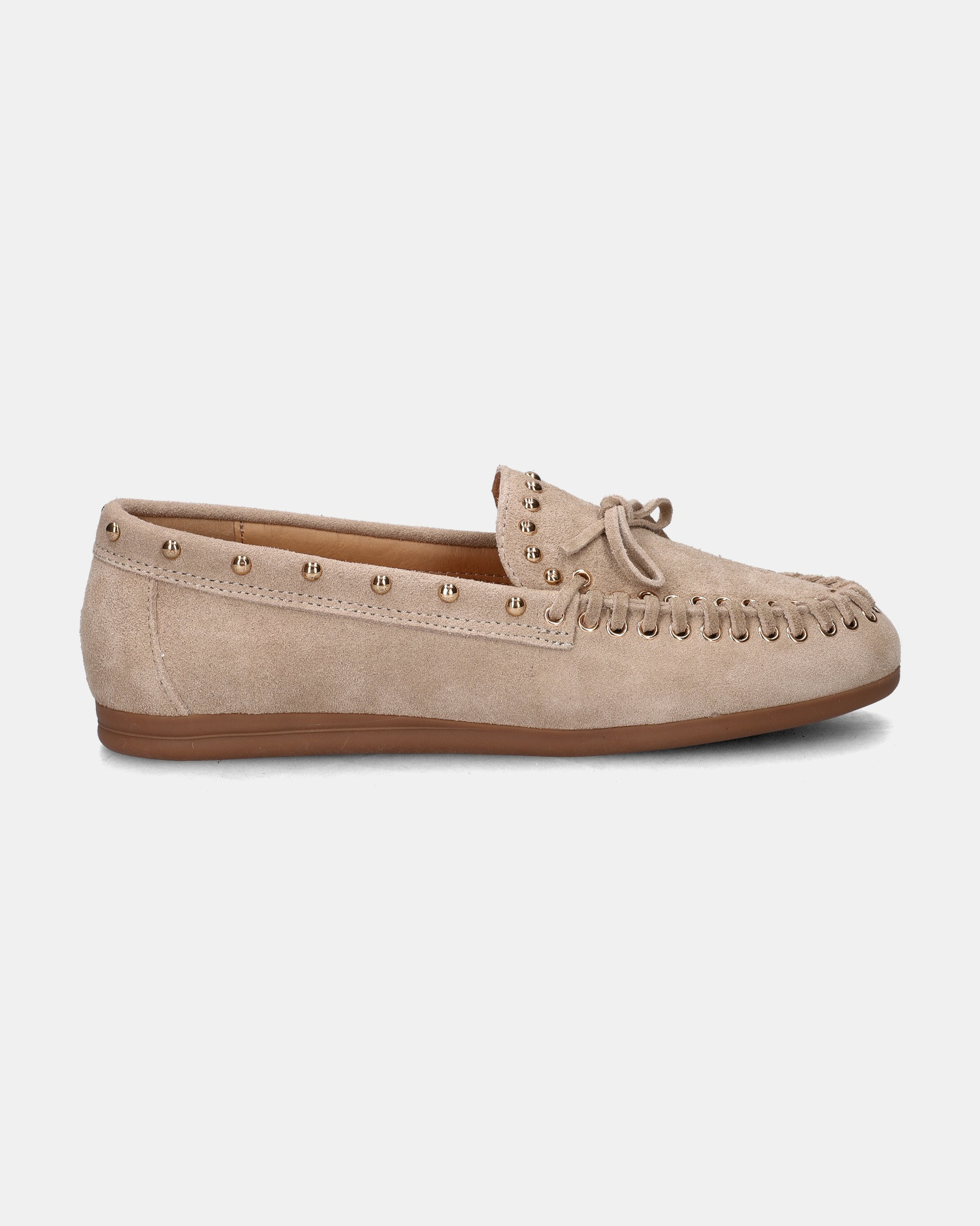 Nelson - Mocassins & loafers voor vrouwen - Beige | Nelson Schoenen NL