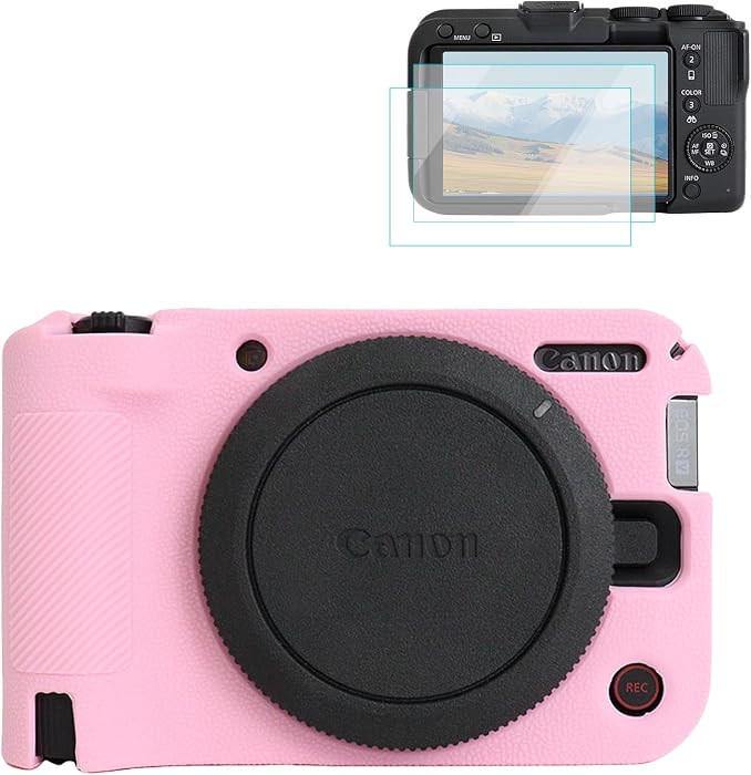Rieibi Silicone Case for Canon EOS R50 V Camera, Soft Camera Protective Case for Canon EOS R50V C... | Amazon (US)