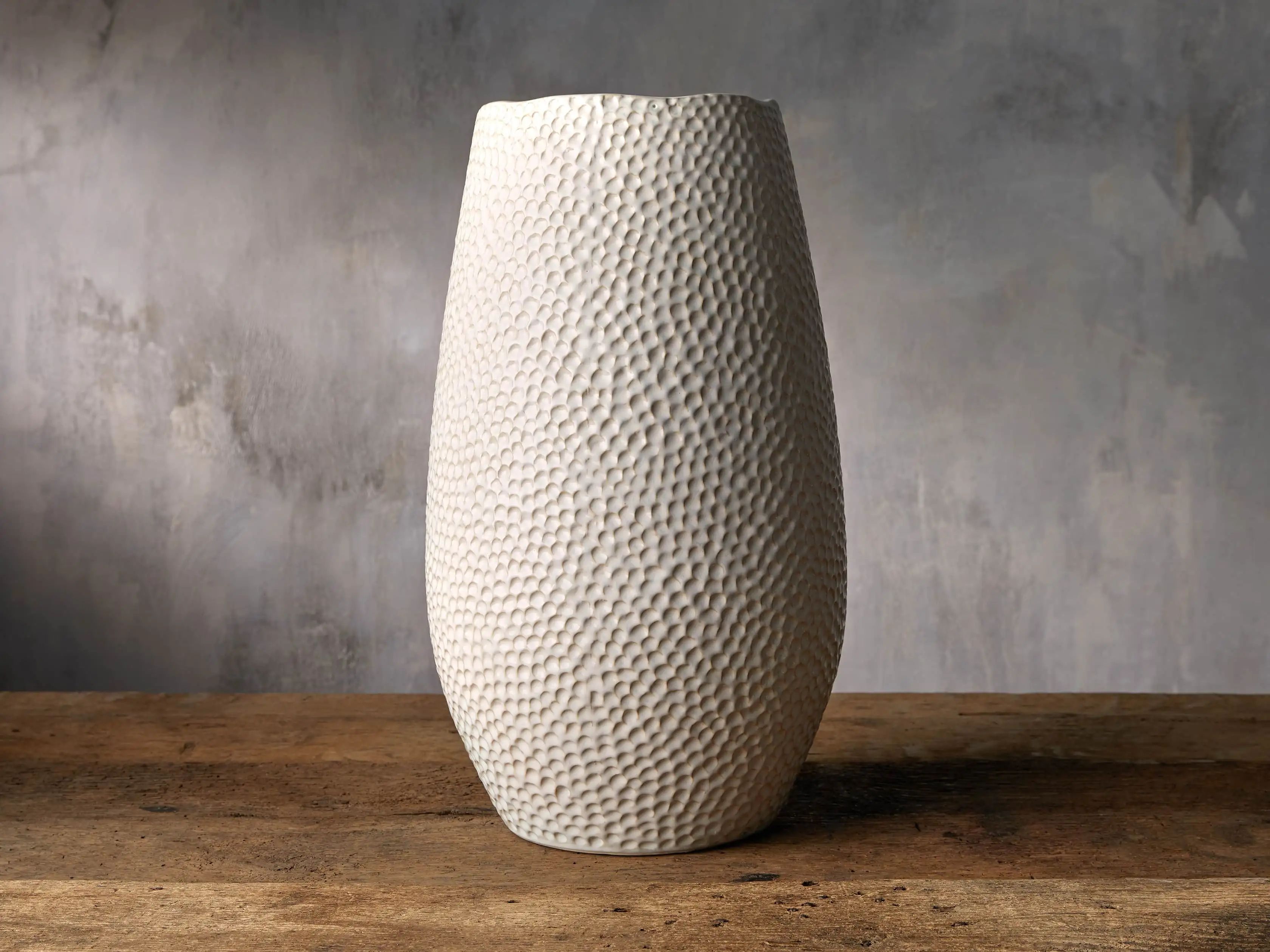 Eva Grand Vase in Cream | Arhaus