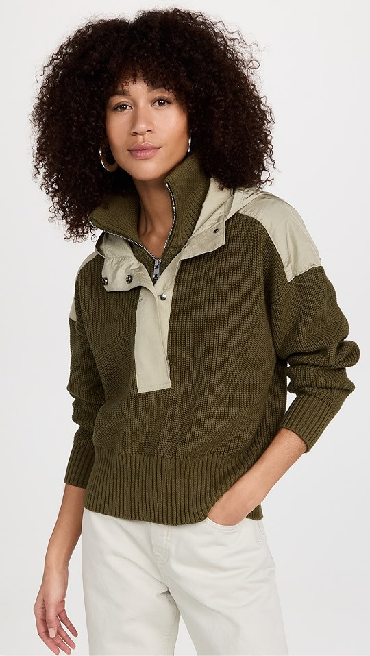 Varley Carter Half Zip Sweater | SHOPBOP | Shopbop