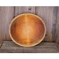 Vintage Wood Bowl, Primitive Bowl, Wood dough bowl, vintage wood bowl , wood dough bowl | Etsy (US)