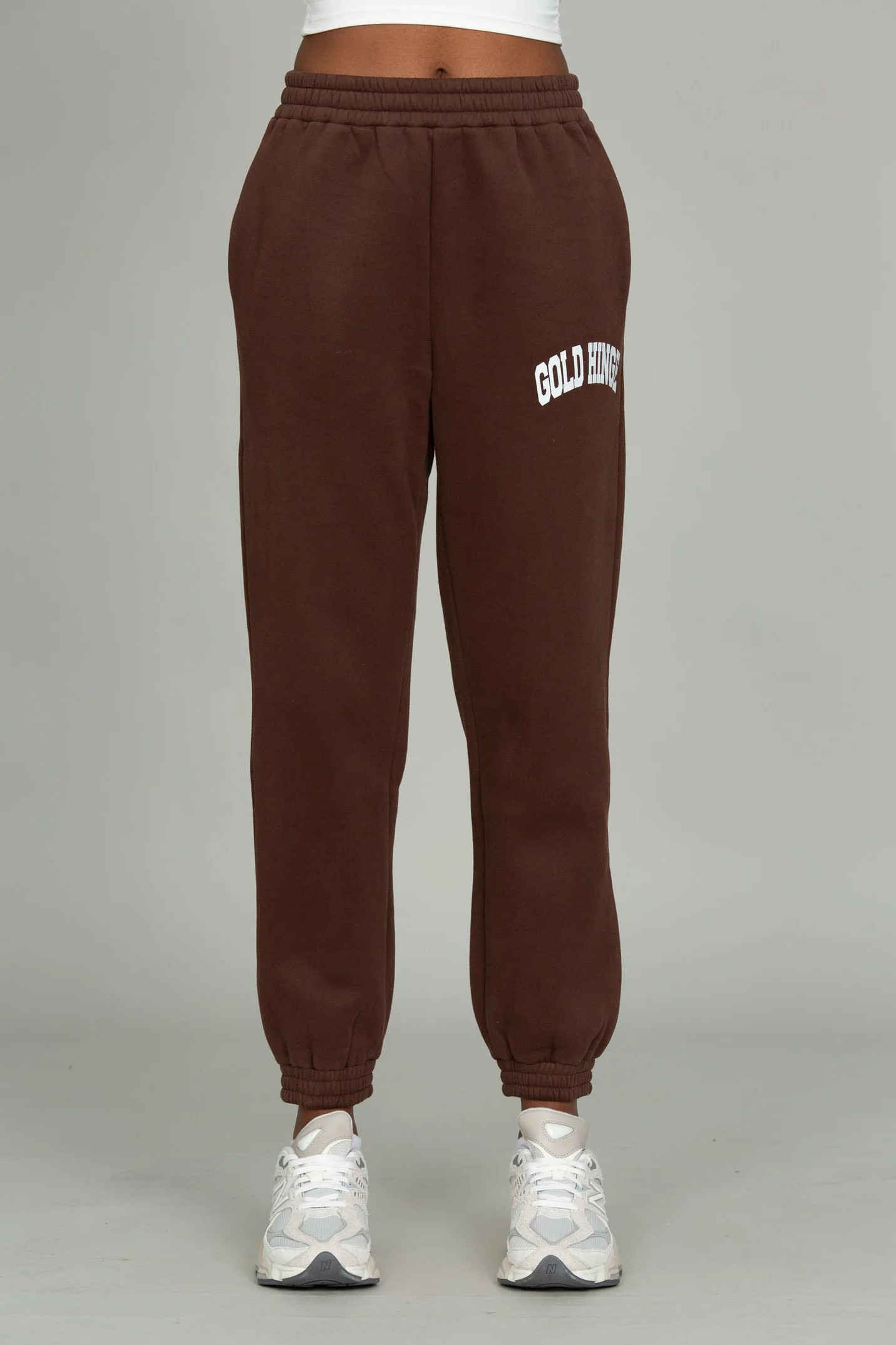 Dark Brown GH Sweatpants | Gold Hinge