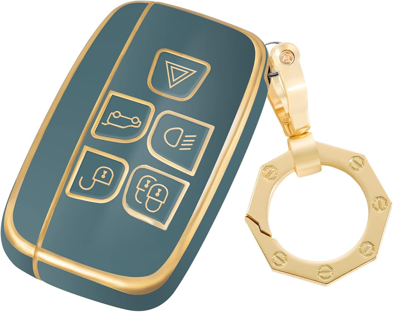 Key Fob Cover Case Shell with fit Range Rover Evoque Velar Sport Discovery Freelander2 LR4 Land R... | Amazon (US)