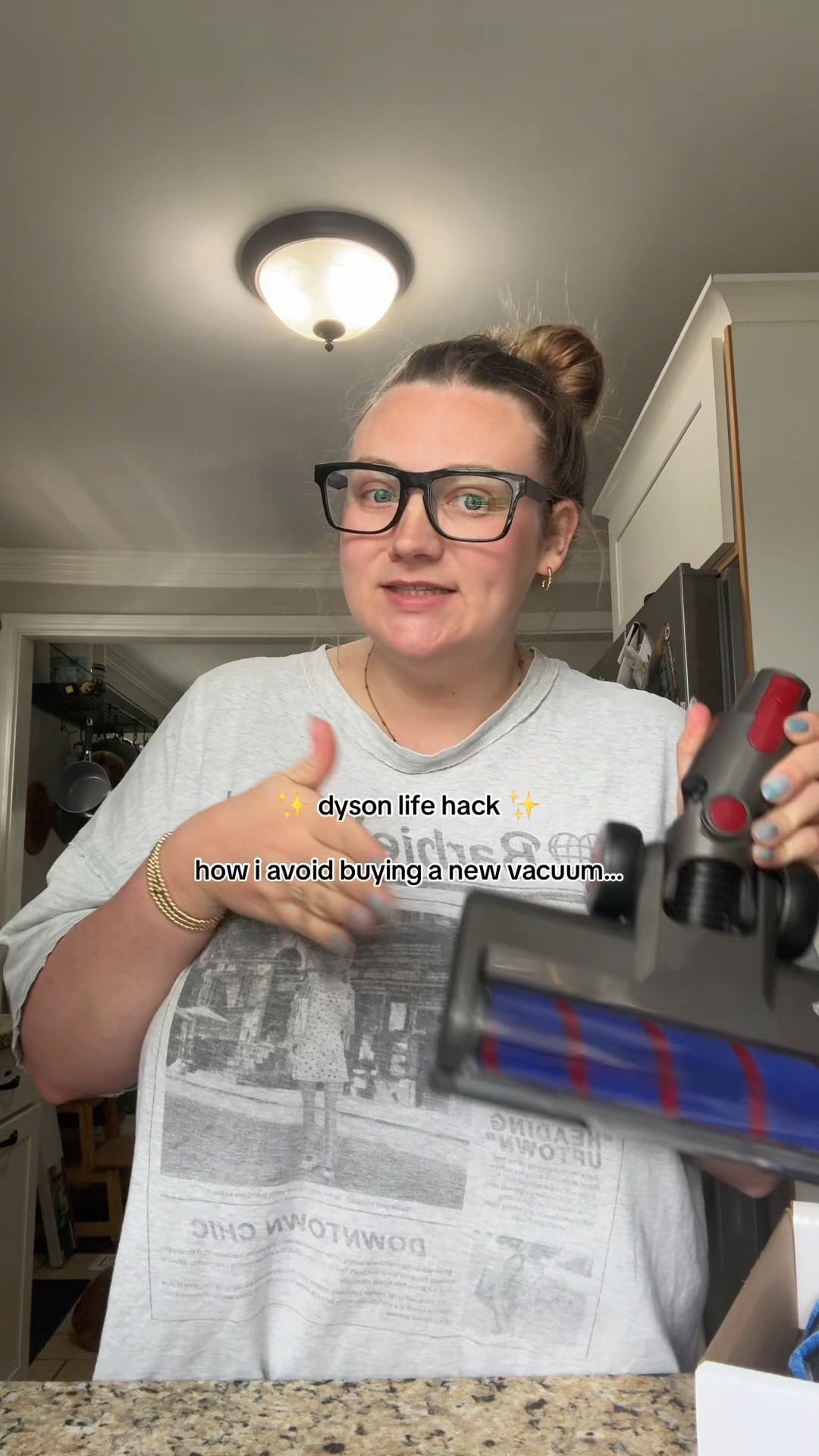 Trying to save $ where I can and a new $500 vacuum is not in the budget rn 🙈 #dyson #momfinds #momhack #homehacks #vacuum #homefinds #householdfinds #amazon 

#LTKFindsUnder50 #LTKHome #LTKSaleAlert