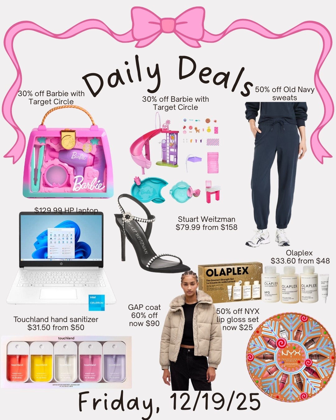Daily deals 

#LTKSaleAlert #LTKGiftGuide #LTKFindsUnder50