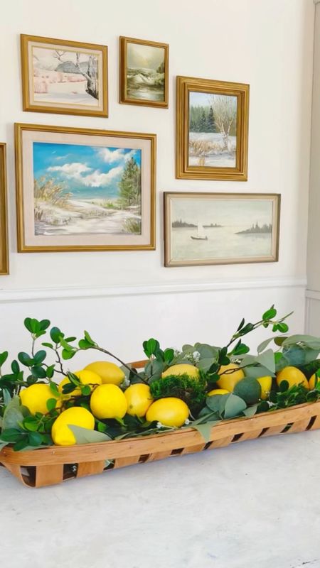 🍋A Spring Lemon Centerpiece is such an easy way to cheer things up in your home. #springdecor #springhomedecor #lemondecor #springcraft 

#LTKunder50 #LTKSeasonal #LTKhome