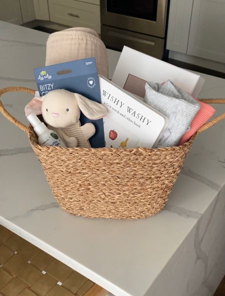 Baby shower gift basket idea. Code PSFORTYSIX10 for 10% off Solly Baby wrap!

#LTKparties #LTKbaby #LTKbump