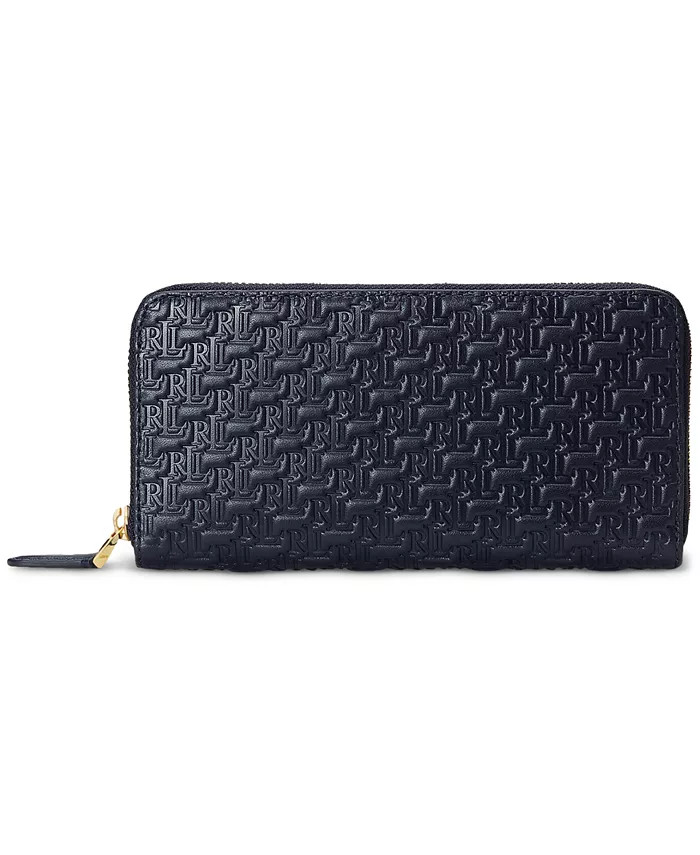 Debossed Monogram Leather Continental Wallet | Macys (US)