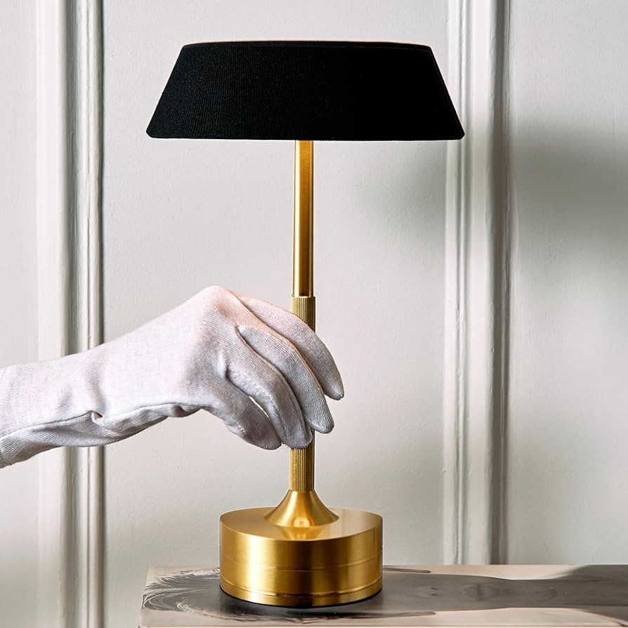 LED Cordless Table Lamp - Rechargeable Light for Home, Bedside, Kitchen - Small Dimmable Tap Ligh... | Amazon (US)