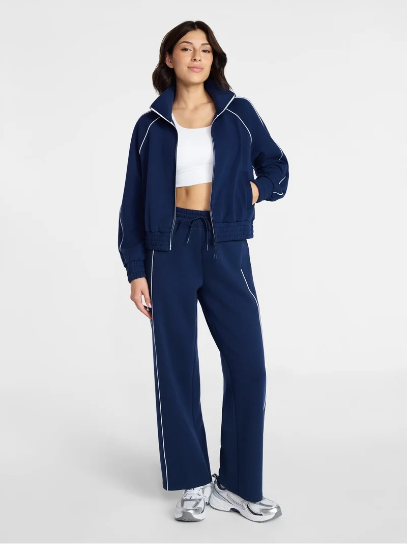 Avia Women's ScubaKnit Track Jacket, Sizes XS-XXXL | Walmart (US)