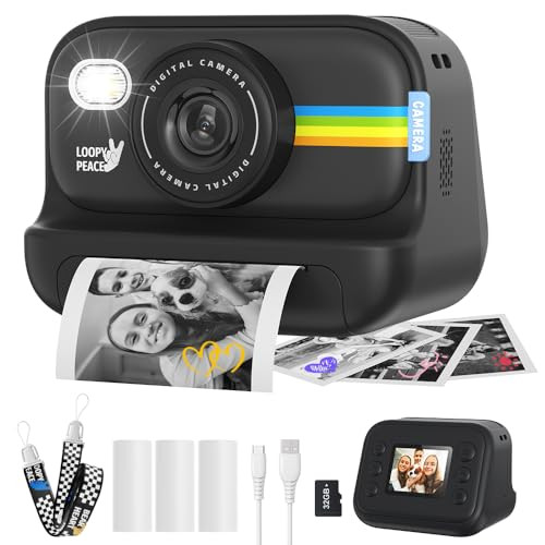 Instant Print Camera for Kids, Birthday Gifts for Girls and Boys Ages 3-12 - 1080P Video Camera f... | Amazon (US)