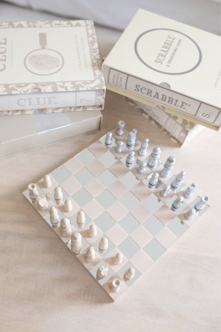 My favorite neutral board games

Neutral chess set, Anthropologie finds

#LTKhome #LTKunder50 #LTKFind