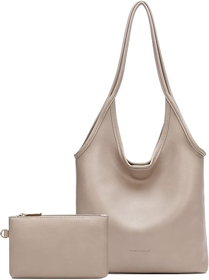 Montana West Hobo Bags for Women Designer Top Handle Purses Ladies PU Leather Shoulder Handbag Se... | Amazon (US)