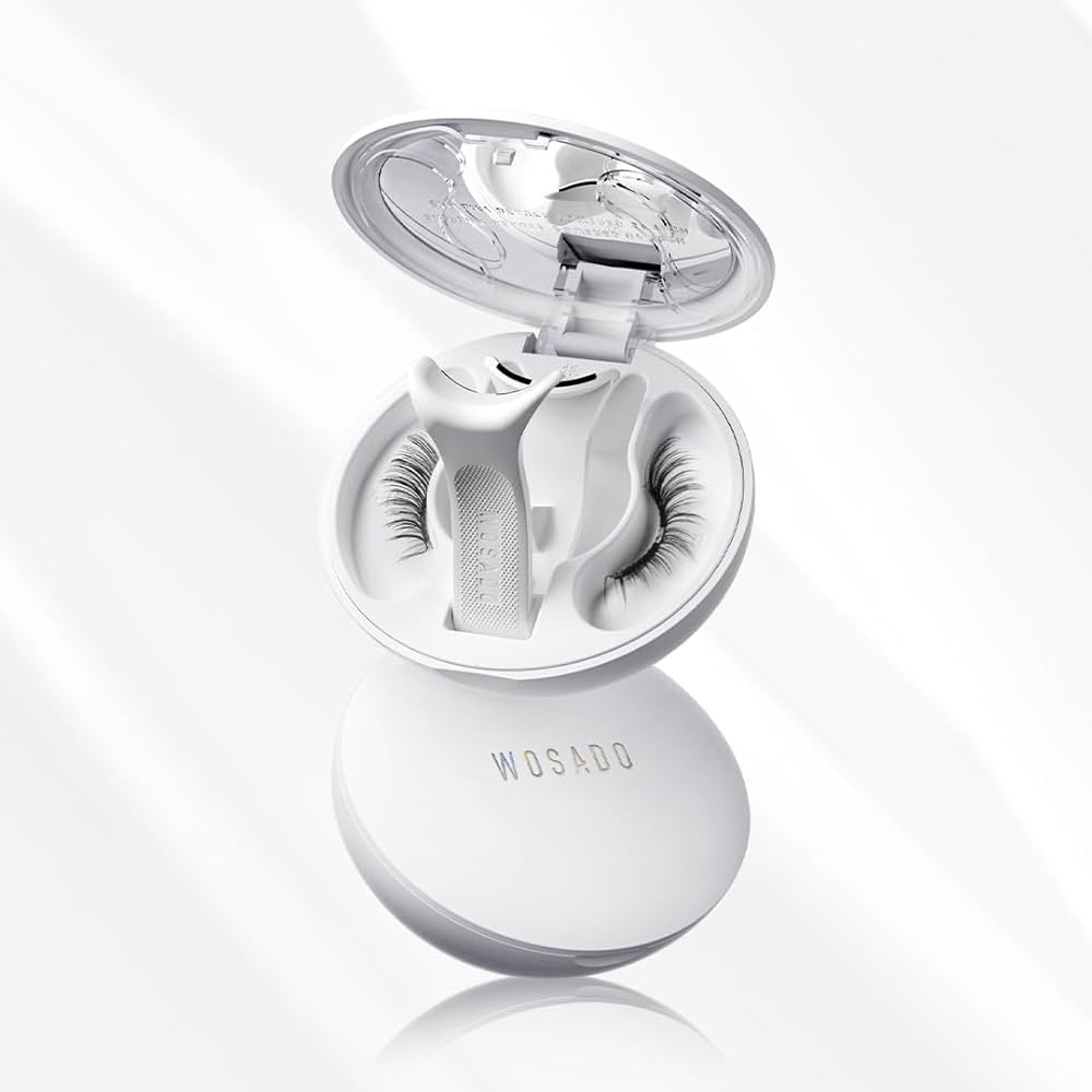 WOSADO Soft Magnetic Eyelashes Kit with Applicator, [Daisy] 22mm Reusable Glue-free Wispy Magneti... | Amazon (US)