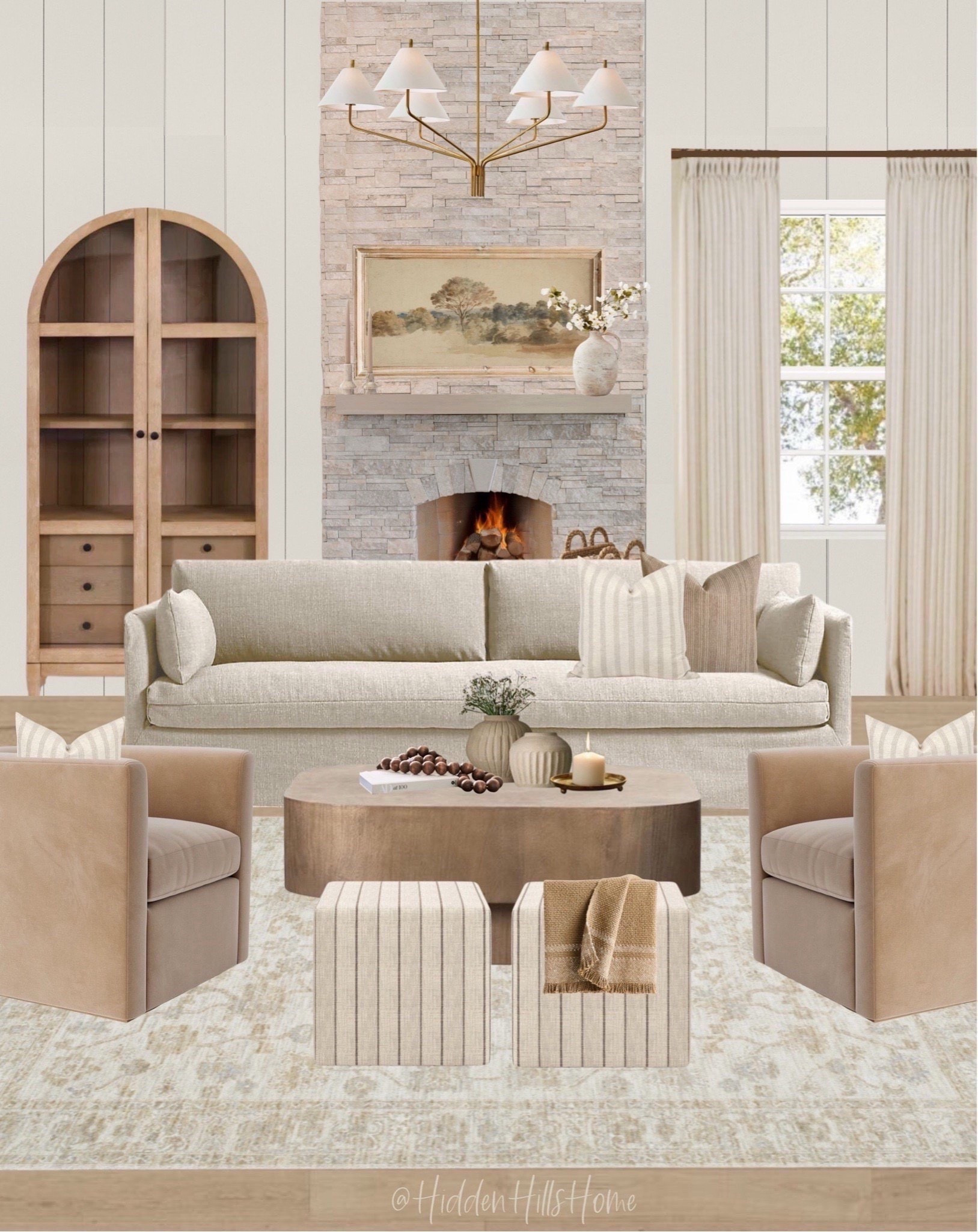 Living room decor, living room design ideas, home decor, coffee table decor ideas, living room inspiration #livingroom
Wall color is Sw Heron Plume 


#LTKSaleAlert #LTKHome