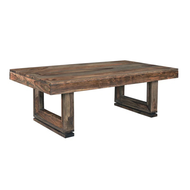 Abancourt Solid Wood Sled Coffee Table | Wayfair North America