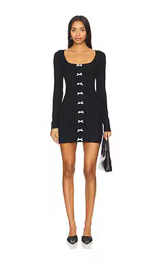 MAJORELLE Lizbeth Mini Dress in Black from Revolve.com | Revolve Clothing (Global)