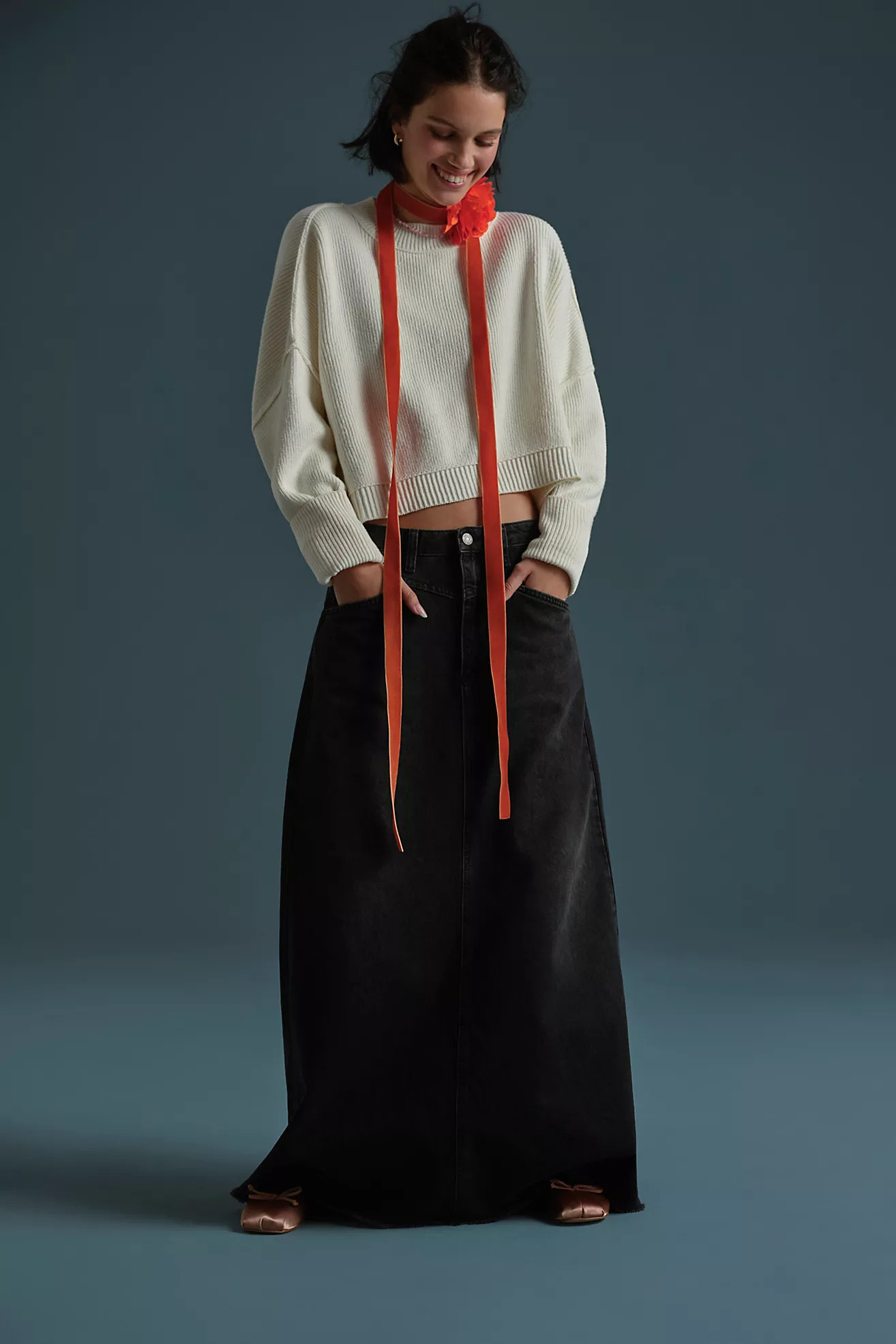 Come As You Are Denim Maxi Skirt | Free People (Global - UK&FR Excluded)