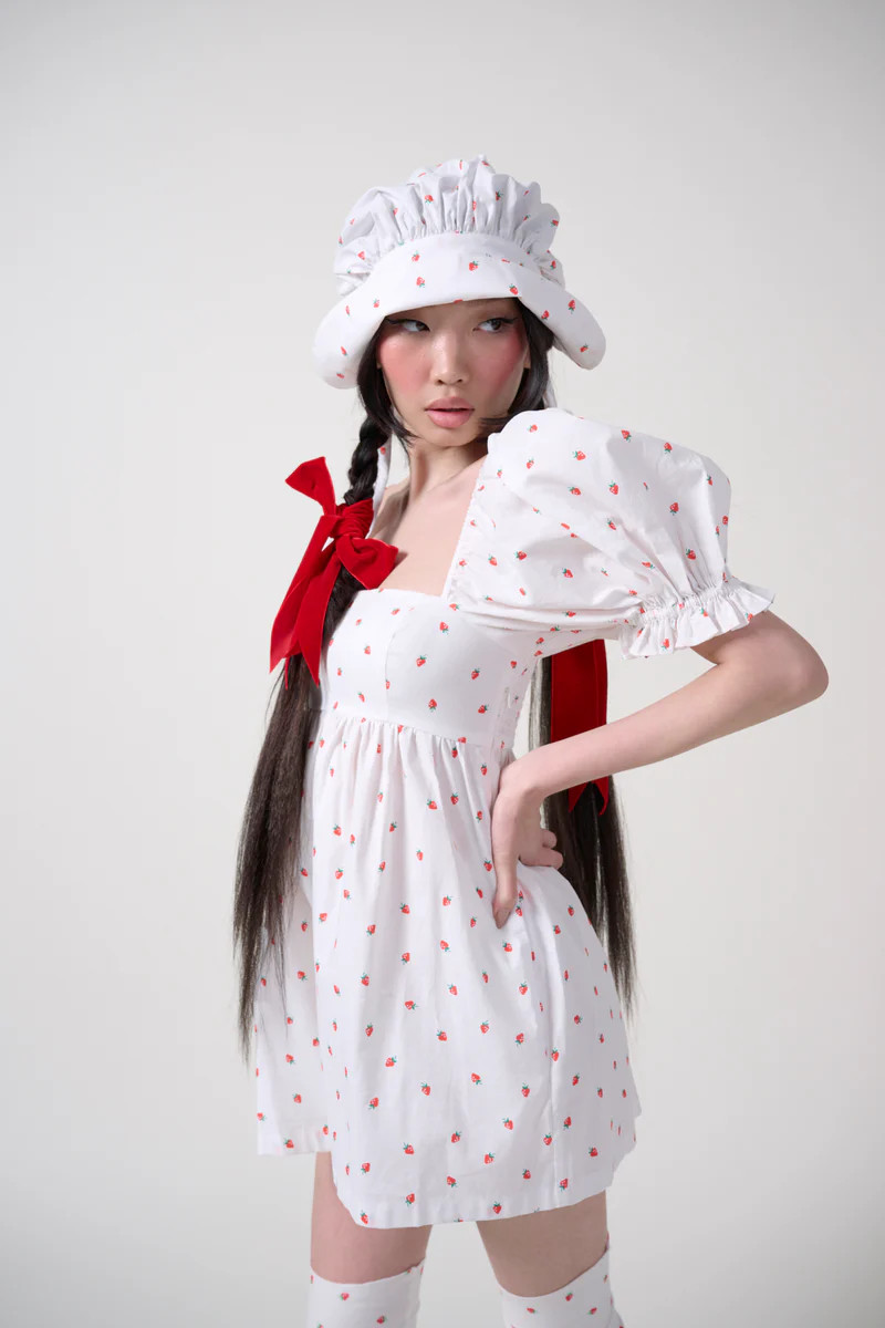 La Fraise Bunny Romper | Selkie Collection