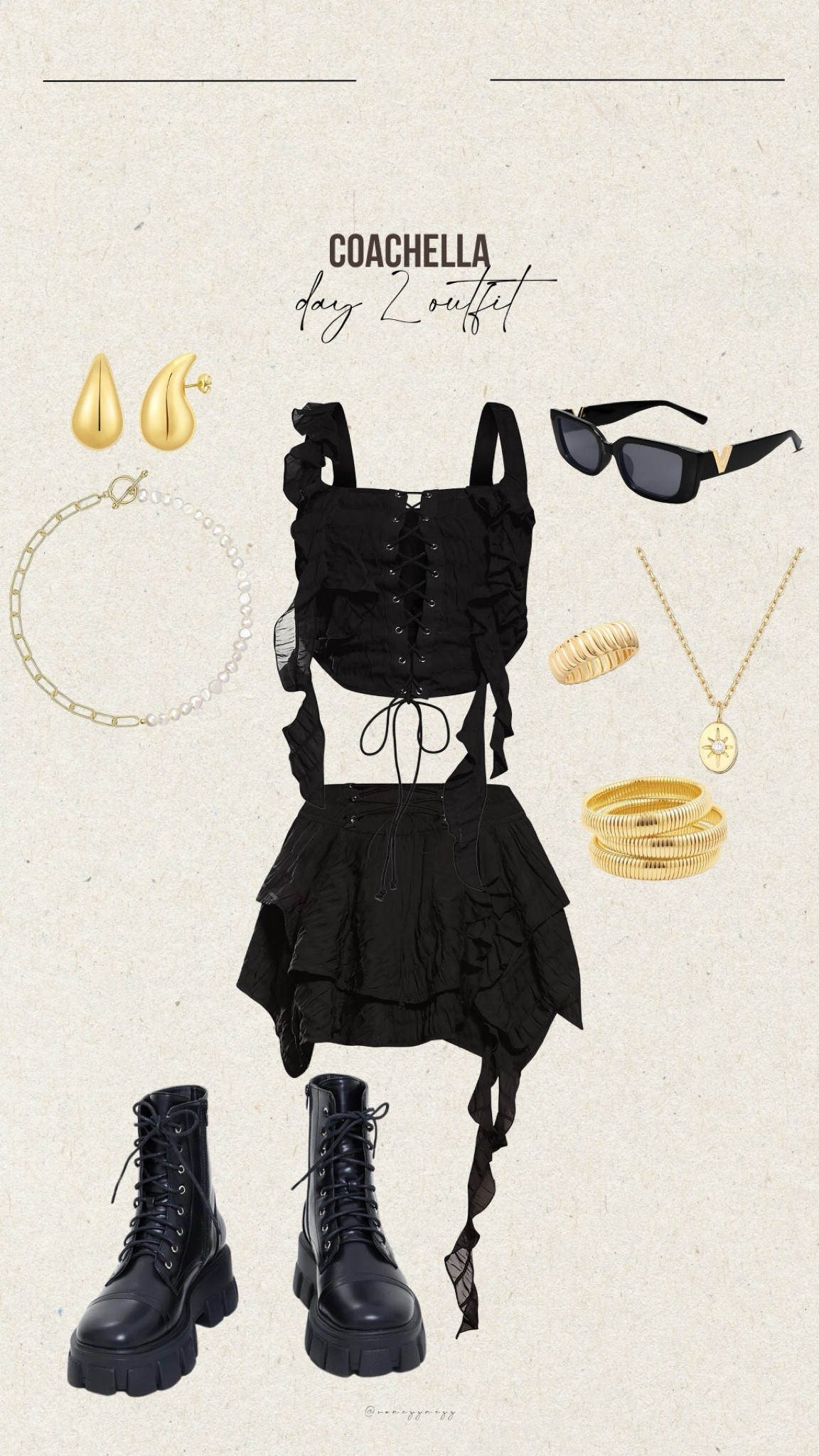 Coachella outfit inspo!🤍

Coachella outfit inspo. Coachella outfit. Matching set. Gold jewelry. Coachella accessories. Combat boots.

#LTKmidsize #LTKstyletip #LTKFestival