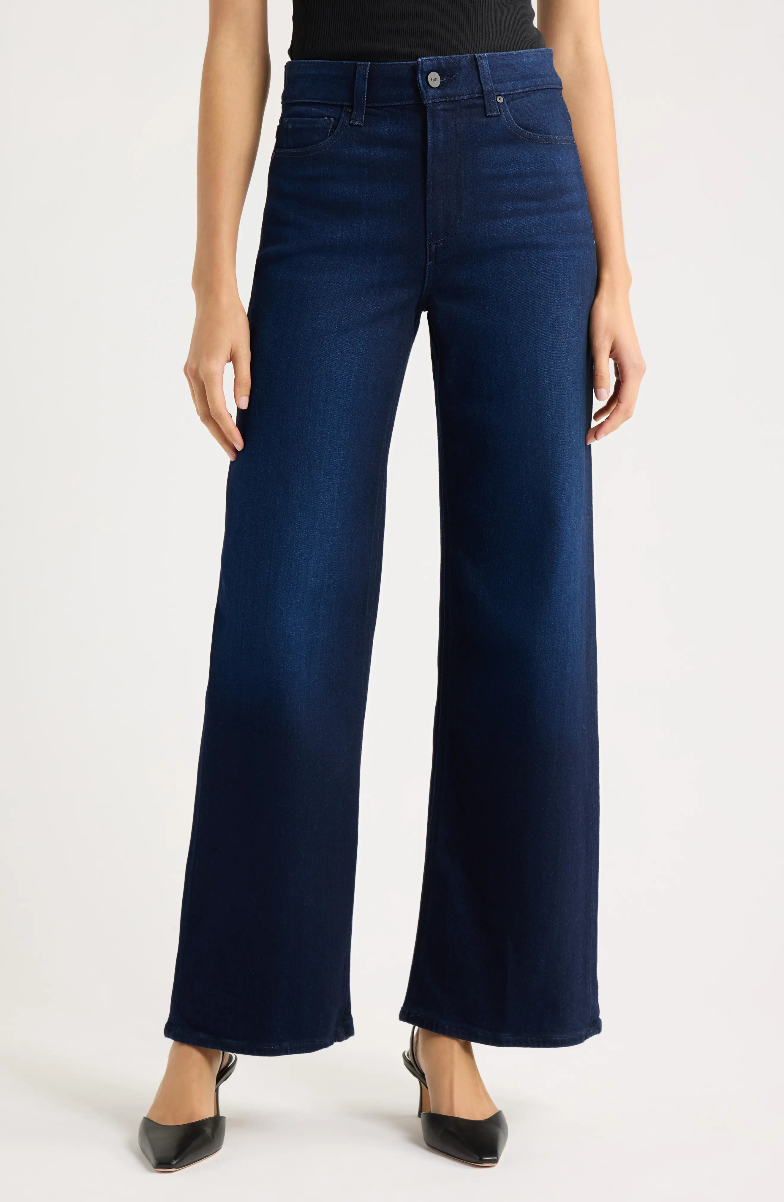 PAIGE Anessa High Waist Wide Leg Jeans (Women) | Nordstrom | Nordstrom