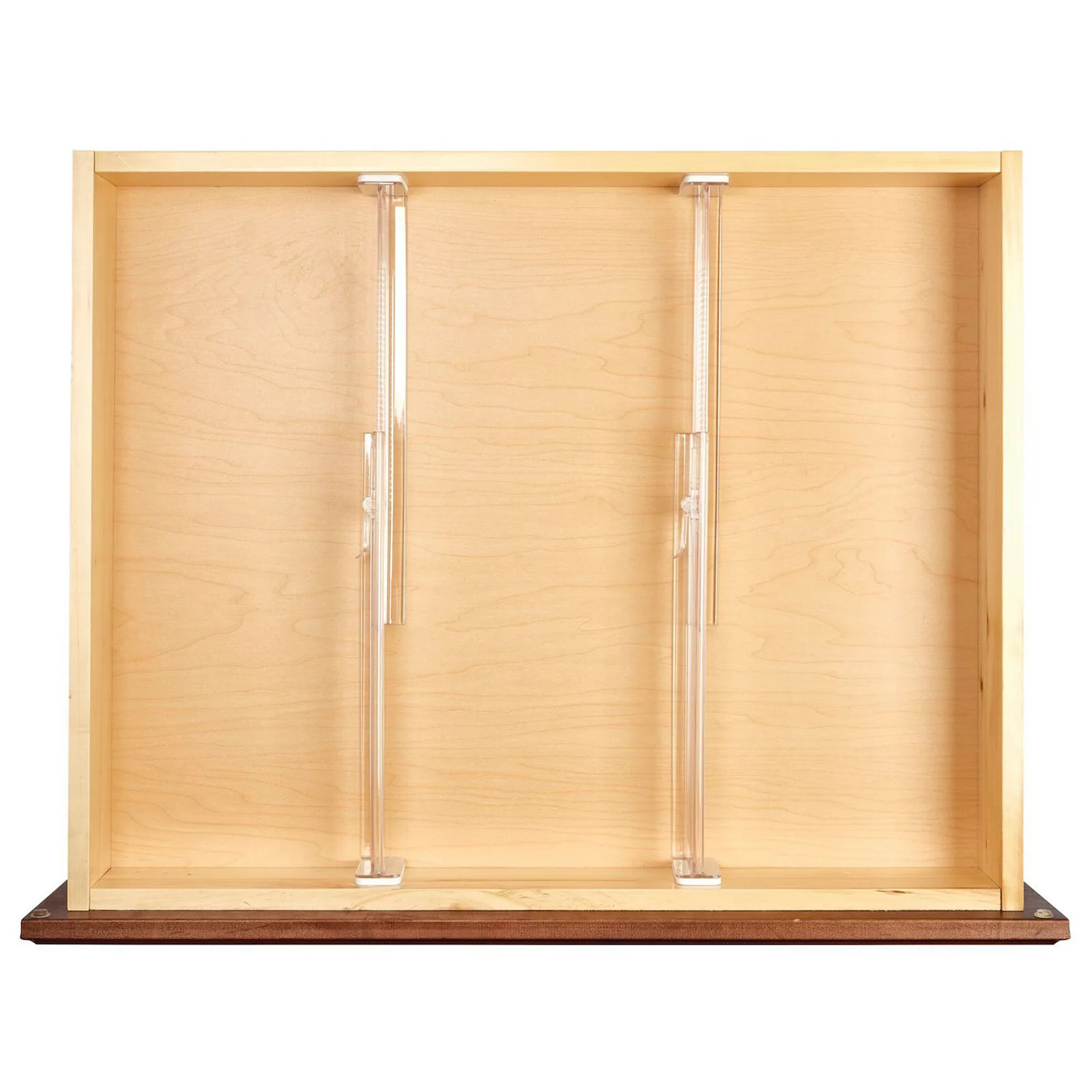 iDesign 2-Pack Linus Adjustable Deep Drawer Divider, Clear | Kohl's