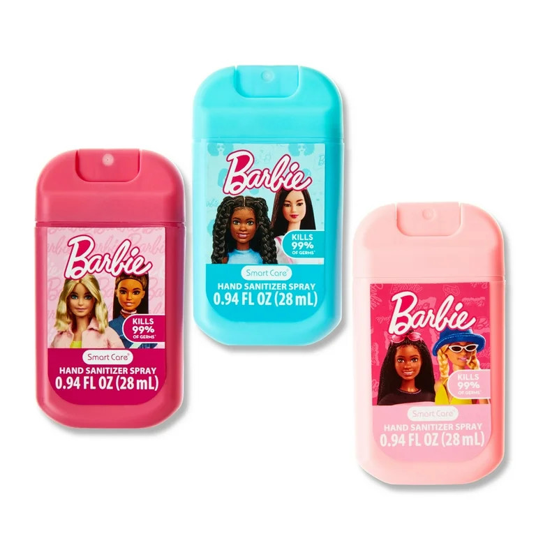 Smart Care Barbie Hand Sanitizer Spray for Children, 3 Pack - Walmart.com | Walmart (US)