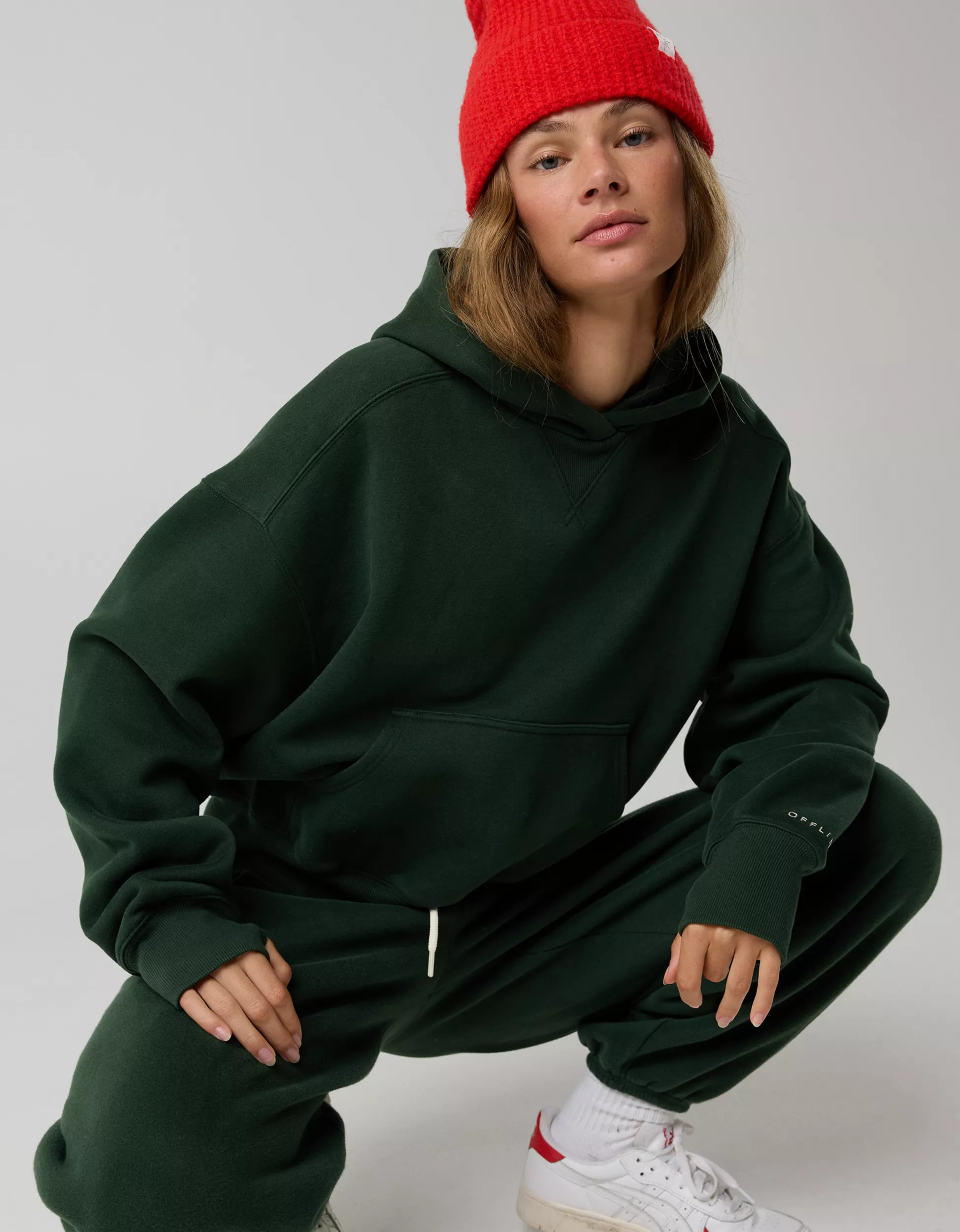 OFFLINE By Aerie Cloud Fleece Classic Length Hoodie | Aerie