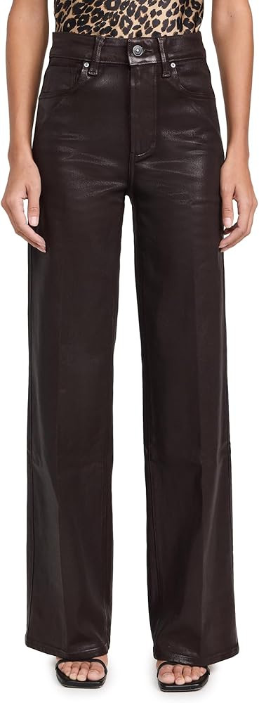 PAIGE Women's Sasha 32" Chicory Coffee Luxe Coating Jeans | Amazon (US)