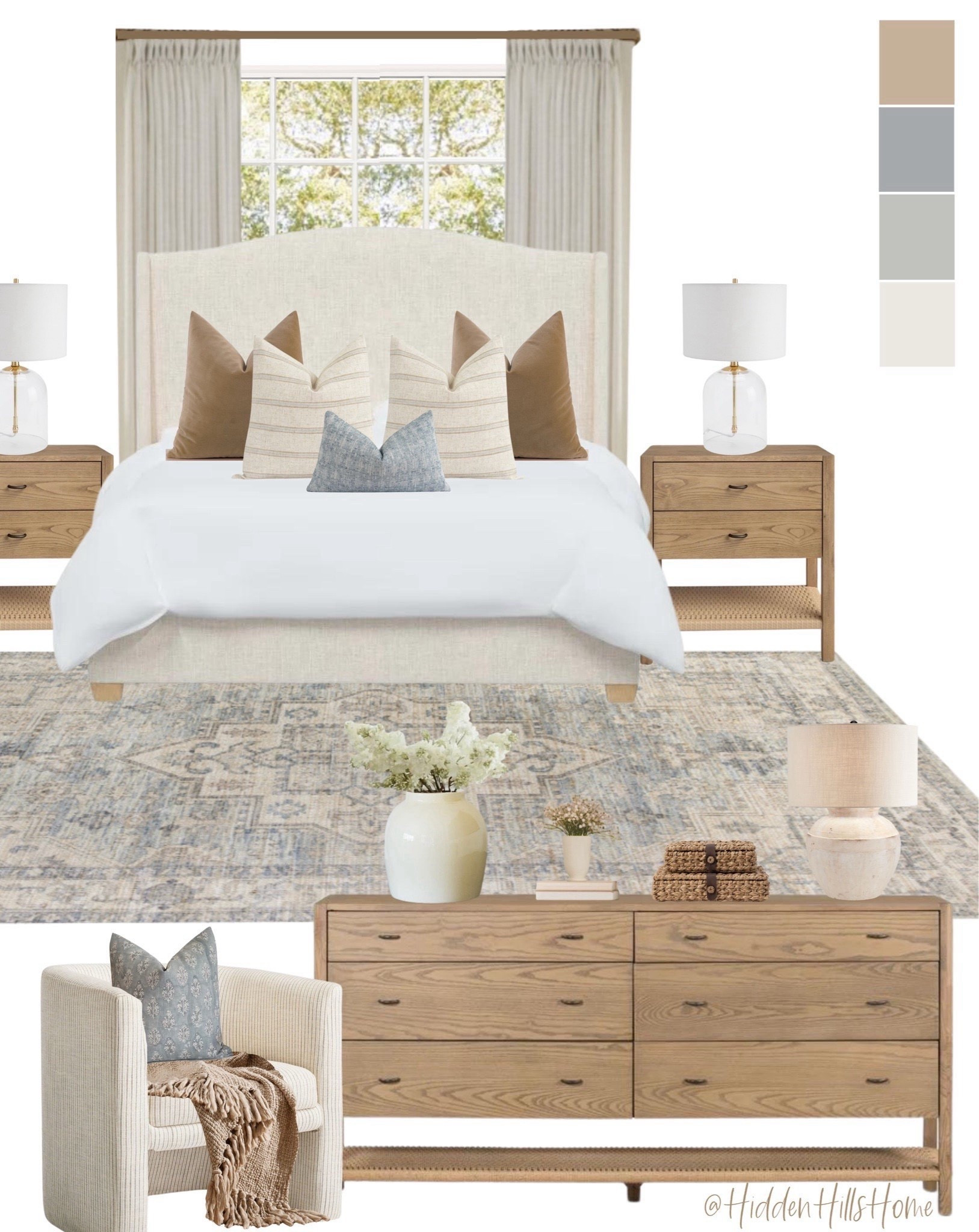 Bedroom decor mood board, master bedroom decor, bedroom design, home decor, primary bedroom decor ideas, inviting and calming bedroom inspiration, master bedroom #bedroom

#LTKHome #LTKSaleAlert #LTKSeasonal