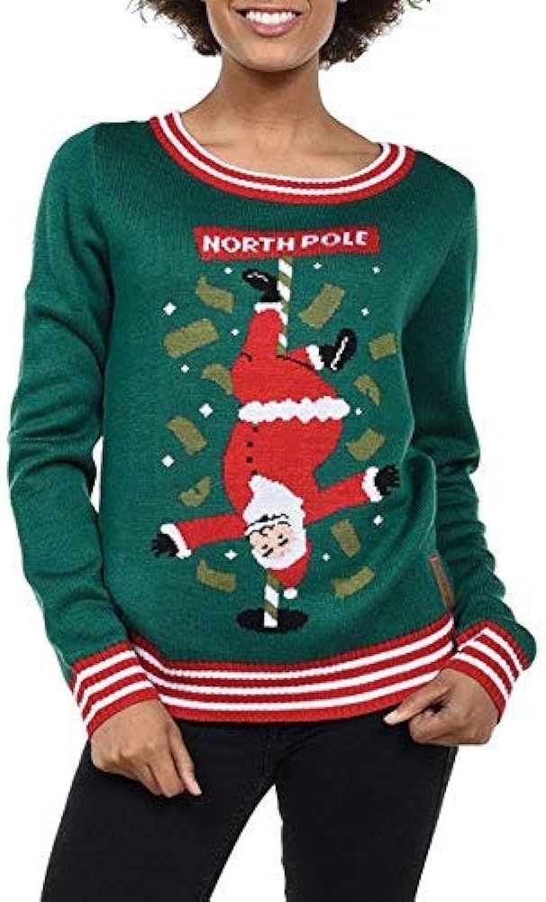 Tipsy Elves Cute Animal and Santa Claus Ugly Christmas Sweater for Women Funny Adorable Sweaters ... | Amazon (US)