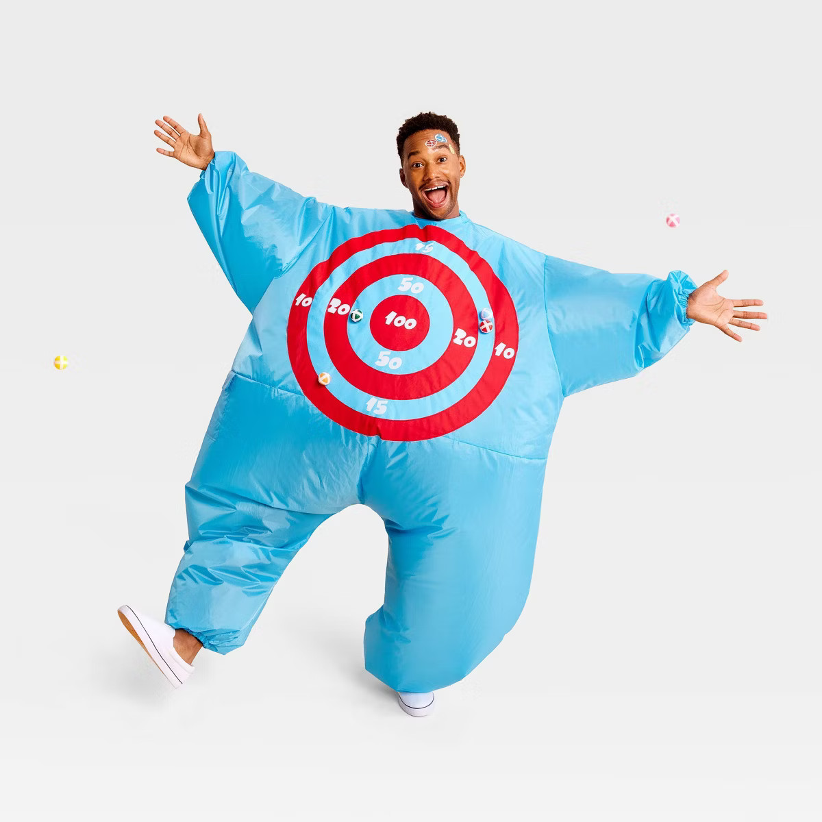 Adult Target Board Halloween Costume Inflatable Jumpsuit - Hyde and EEK! Boutique™ Blue One Siz... | Target