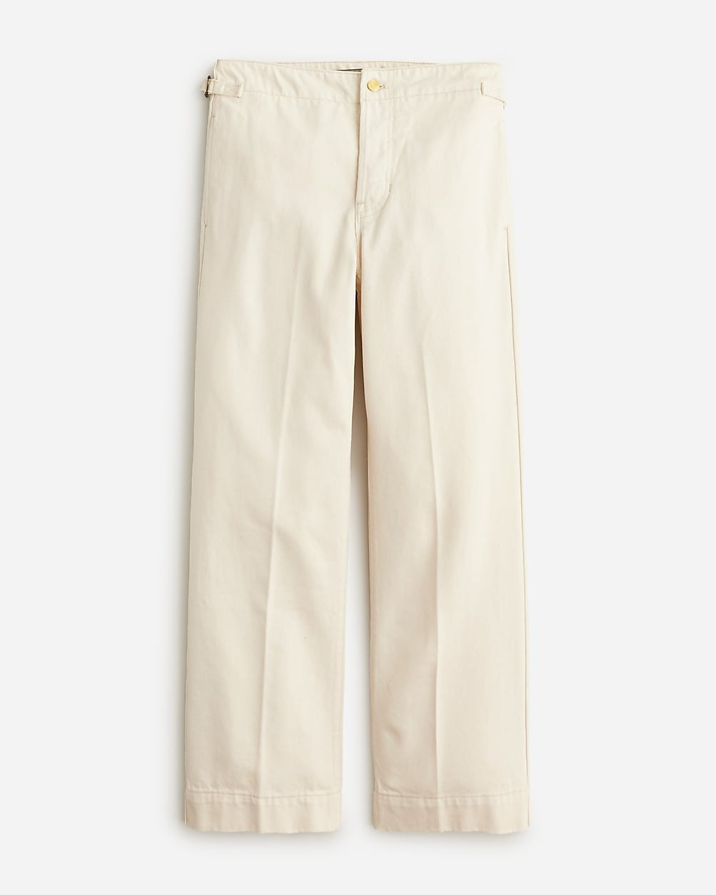Point Sur side-tab trouser in Ecru wash | J. Crew US