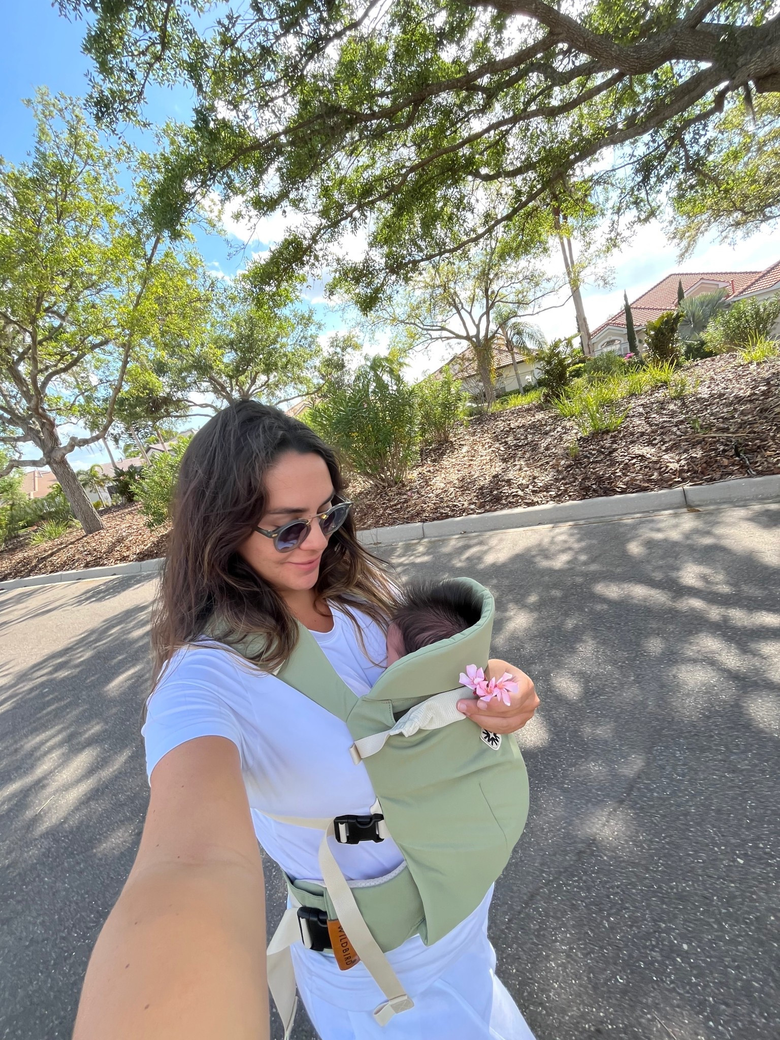 Wild bird baby carrier. My colorway was a limited edition collab with Walker Family Goods.  But linked the same carrier just in other colors. 