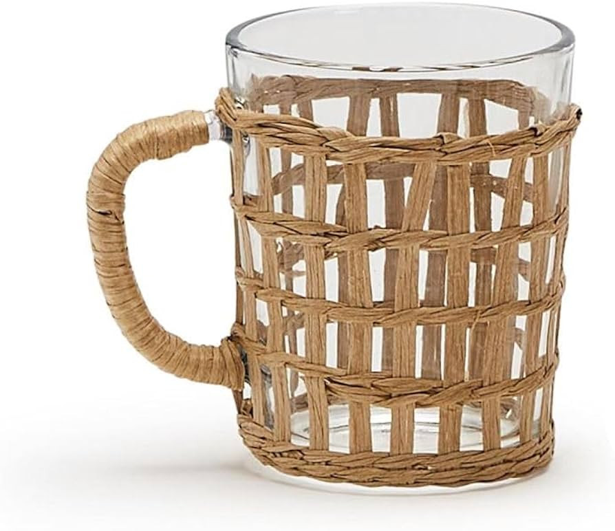 Two's Company Island Chic Hand-Woven Lattice Mug | Amazon (US)