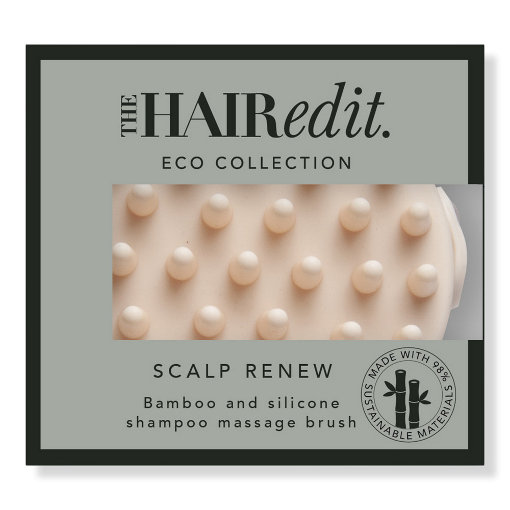 The Hair Edit Scalp Renew Bamboo & Silicone Shampoo Massage Brush | Ulta
