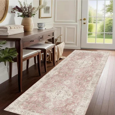 Runner Floranda Runner 1'4" X 3'11" Area Rug with Non-Slip Backing | Wayfair North America