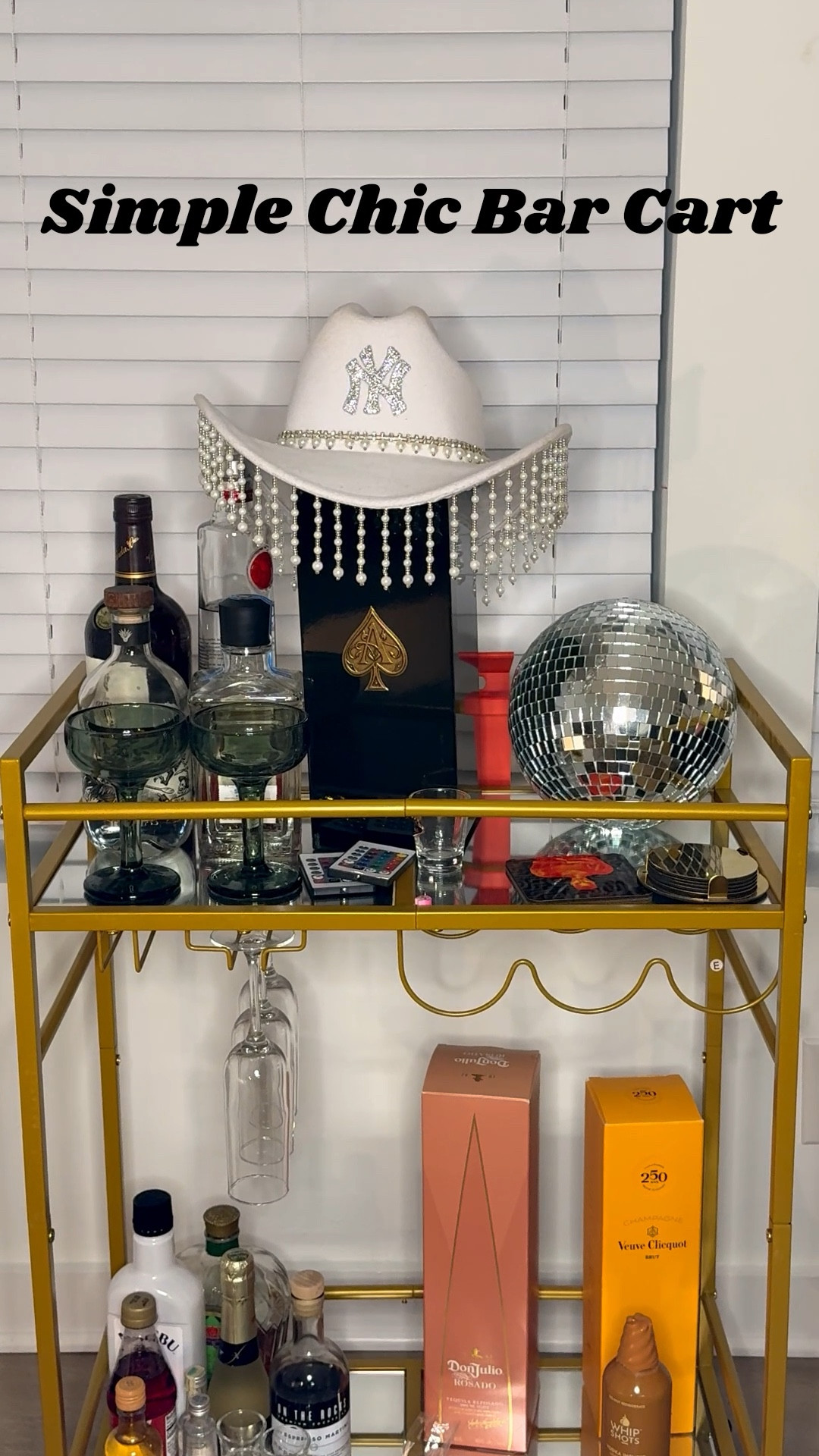 If you’ve been wanting a clean and modern gold bar cart, this style is perfect for small spaces and easy home styling. I love this minimal frame because it works for everything — coffee station, cocktail setup, entryway storage, or even a mini entertaining corner for the holidays.

I can’t tag Amazon items yet, but I’ve linked similar gold bar carts and home pieces below that match the same look, feel, and price point. These sleek carts instantly elevate your space without taking up much room.
Tap to shop the similar options and recreate this simple + stylish home moment 💛
#LTKHome #HomeDecorInspo #BarCartStyle #GoldBarCart #SmallSpaceDecor #HomeStylingIdeas #LTKFinds #ChicHomeDecor #LTKSaleAlert #LTKUnder100 #HomeAesthetic #EntertainingEssentials


#LTKHoliday #LTKHome