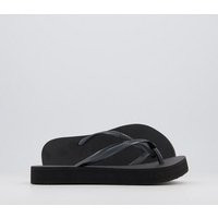 Havaianas Slim Flatform Flip Flops BLACK | OFFICE London (UK)