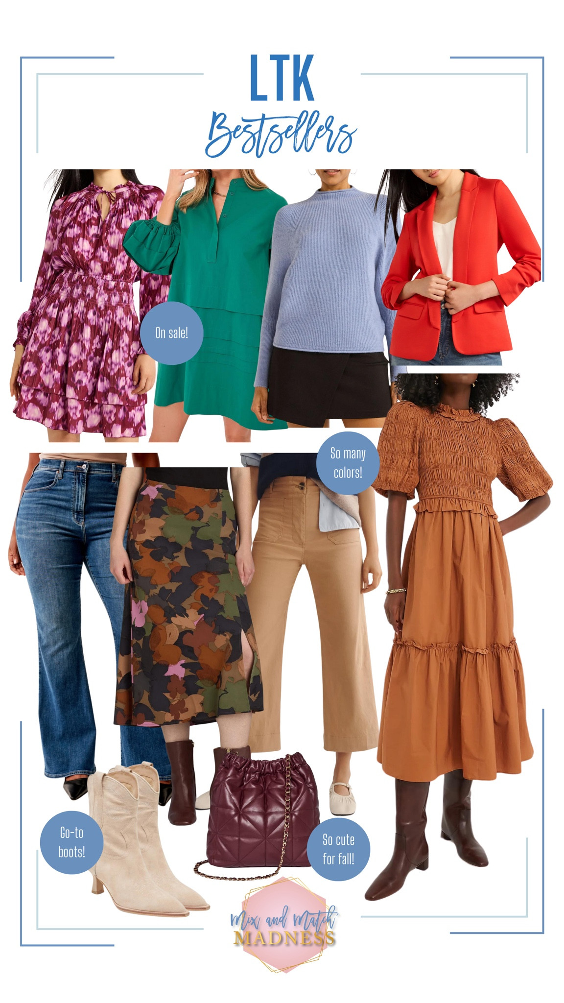 Weekly bestsellers!! 

Women’s fashion, fall fashion, fall ootd, fall outfit inspo, fall style, maxi dress, mini dress, maxi skirt, jeans, booties, purse, sweater, blazer



#LTKStyleTip #LTKOver40 #LTKSeasonal