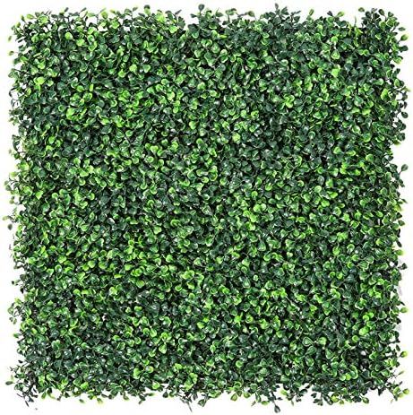 Sunnyglade 12PCS 20x20inch Artificial Boxwood Panels Topiary Hedge Plant, Privacy Hedge Screen Su... | Amazon (US)