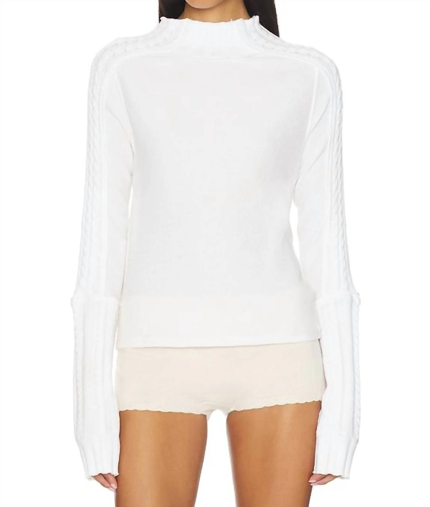 Breezy Swit Top In Ivory | Shop Simon