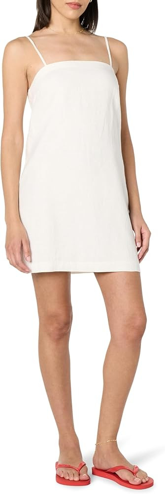 The Drop Women's Seville Linen Mini Shift Dress | Amazon (US)