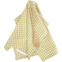 Yellow Gingham Linen Towel | Etsy (US)