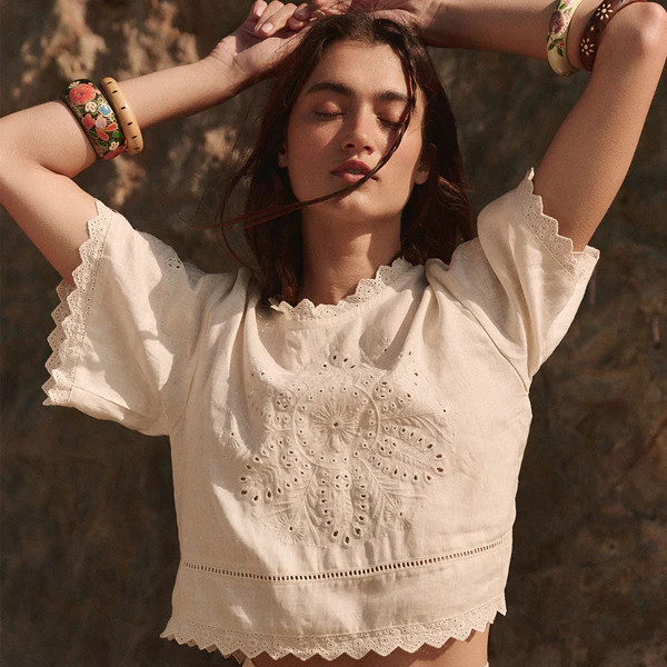 Pfeiffer Short Sleeve Blouse | Spell Designs (USA)