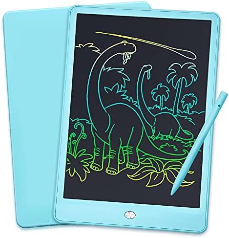 LCD Writing Tablet 10 Inch Colorful Screen Doodle & Drawing Pad, Erasable and Reusable Drawing Ta... | Amazon (US)