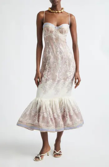 Alchemy Paisley Print Linen & Silk Dress | Nordstrom