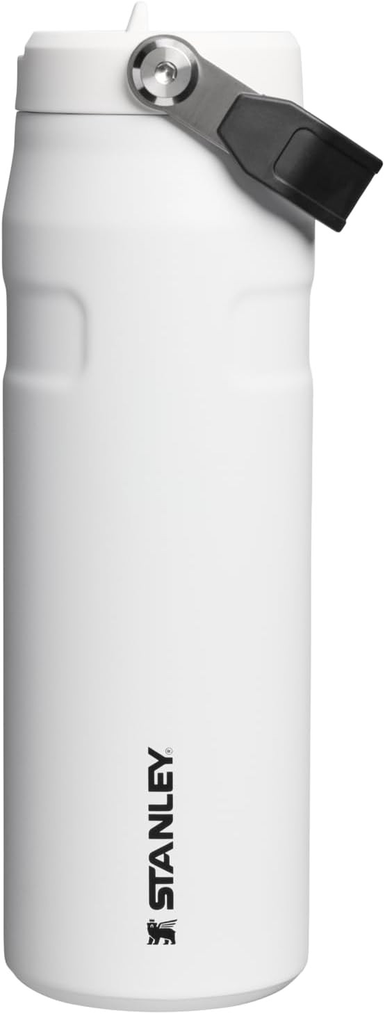 STANLEY IceFlow Flip Straw 2.0 Bottle, 24 oz, Chalk | Amazon (US)