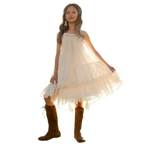 Joyfolie Catrina Dress - Kids Cloud Size 12 | Amazon (US)