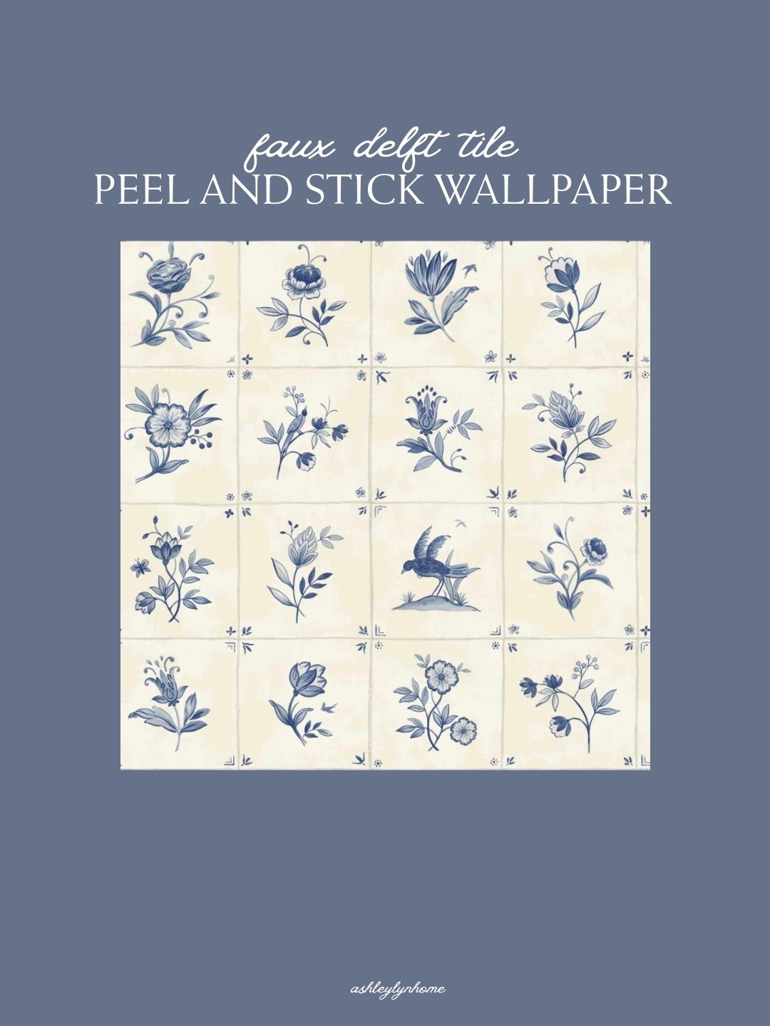 This faux Delft wallpaper gives the look of hand-painted tile for a fraction of the cost. It’s such a beautiful way to add timeless, vintage-inspired character on a budget 💙

#LTKHome